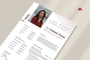 Marketing Resume Pro Template