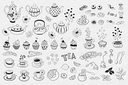 Tea time objects, an Object Illustration by Olly Molly (Thumbnail 2 of 2)