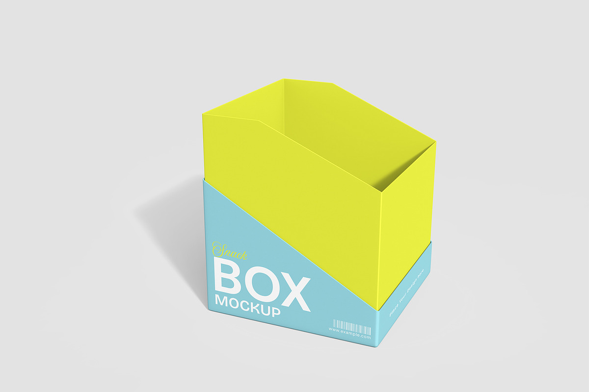 Cardboard Box Mockup PSD Template