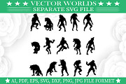 Werewolf SVG, Wolf, Werewolf SVG, an Object Graphic by VectorWorlds (Thumbnail 1 of 3)