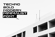 CARBON - modern minimalist font, a Sans Serif Font by MoonBandit (Thumbnail 3 of 8)