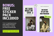 SOCIAL MEDIA TEMPLATES KIT FOR CANVA, a Templates & Theme by Orbit Studio Shop (Thumbnail 3 of 8)