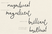 Champagne Flute Calligraphy Font, a Script Font by Kellie Jayne Studio (Thumbnail 10 of 10)