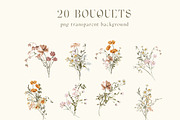 Wildflowers Watercolor flowers, an Illustration by BlumenSoul (Thumbnail 2 of 10)