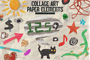Collage Art 125+ Paper Elements, an Object Graphic by Megan Aili Designs (Thumbnail 1 of 24)