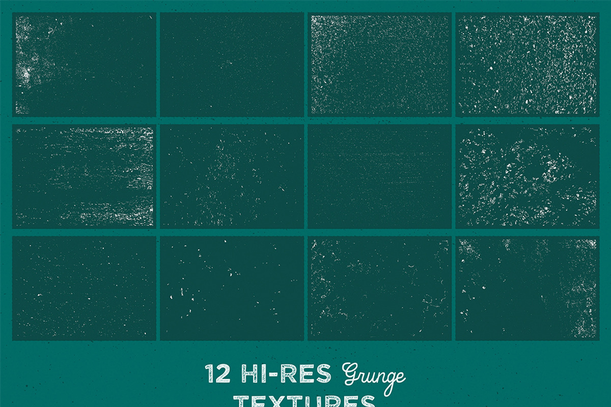 Grunge and Halftone Textures preview 2