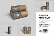 Tube Box Mockup, a Product Mockup by bimockup (Thumbnail 1 of 6)