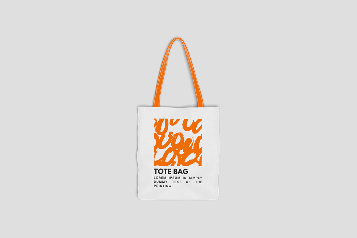 Tote Bag Mockup, a Merchandise Mockup by Pikachudesign (Photo 3 of 5)