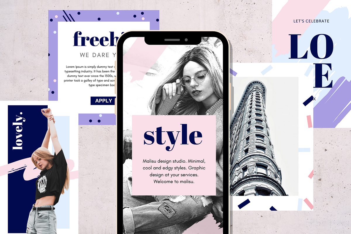 CANVA | Unicorn Instagram Templates, a Social Media Template by 9inchideas (Photo 5 of 9)