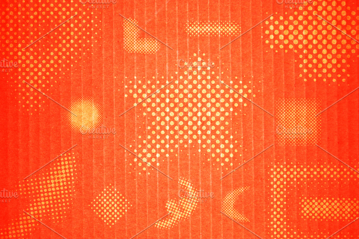 57 Vector Halftone Textures preview 5