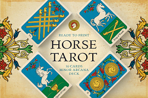 Horse Tarot Minor Arcana Deck