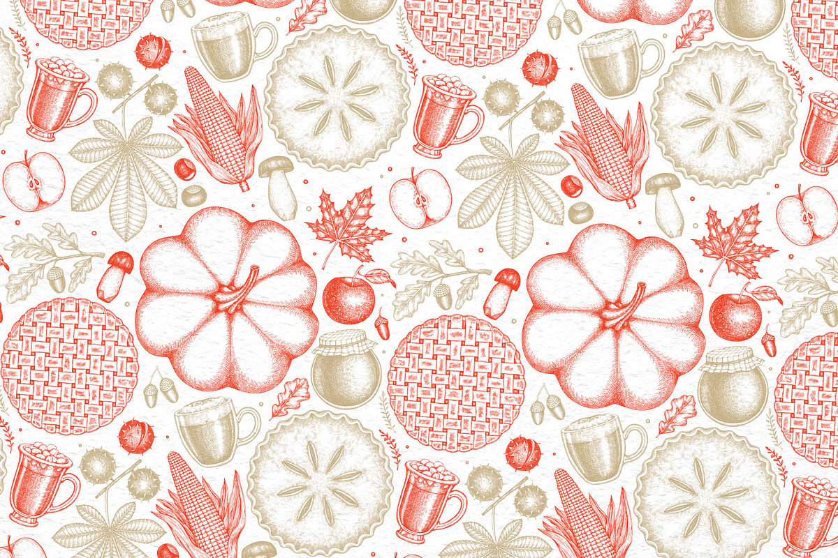 Autumn Season Illustrations, a Seasonal Illustration by Lubov Illustrations Shop (Photo 5 of 6)