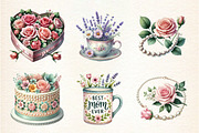 Mothers Day Sublimation Clipart, an Illustration by DreamArtGraphic (Thumbnail 2 of 5)
