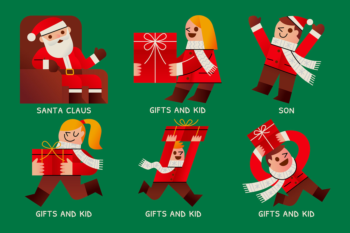 66 Christmas Design Elements, a Food Illustration by monkik (Photo 10 of 16)