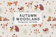 Autumn Woodland Pattern Design, a Pattern Graphic by Lady Bruniere Design (Thumbnail 1 of 15)