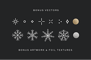 Merry Christmas Font - with sparkles, a Font by Leslie Ray (Thumbnail 5 of 5)