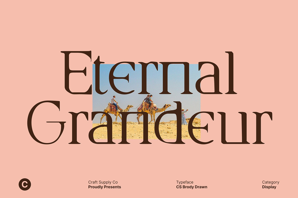 CS Brody Drawn, a Serif Font by Craft Supply Co. (Photo 7 of 8)