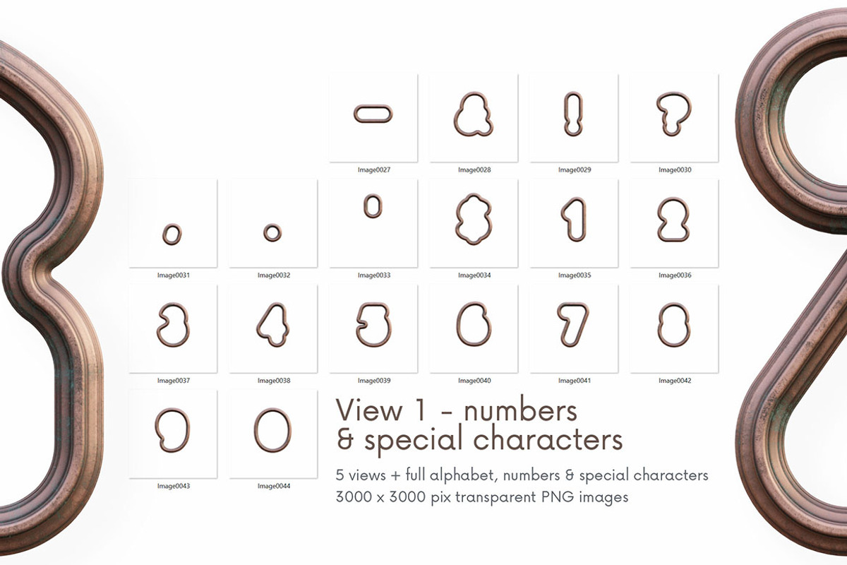 Outline Cooper - 3D Lettering, a Graphic by MIIM (Photo 7 of 8)