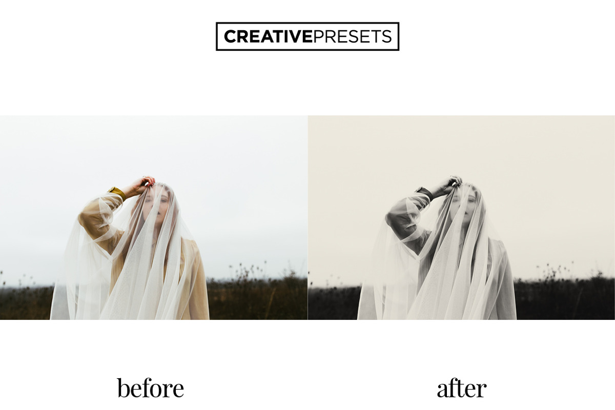 Deep Noir B&W Lightroom Presets preview 3