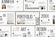 Modern Portfolio Presentation Layout, a Presentation Template by ClickPaint_Studio (Thumbnail 1 of 5)