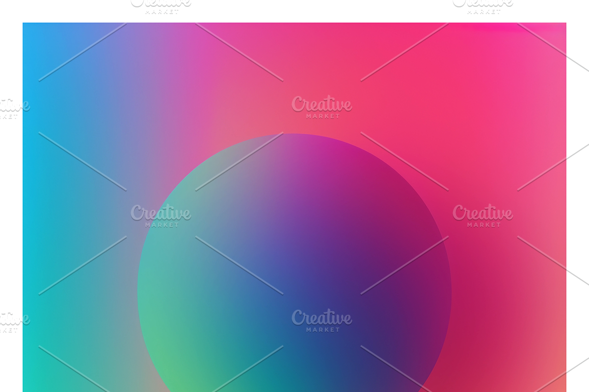 Rare Co - Rainbow Gradient Spheres, a Background Graphic by milatovar (Photo 17 of 17)