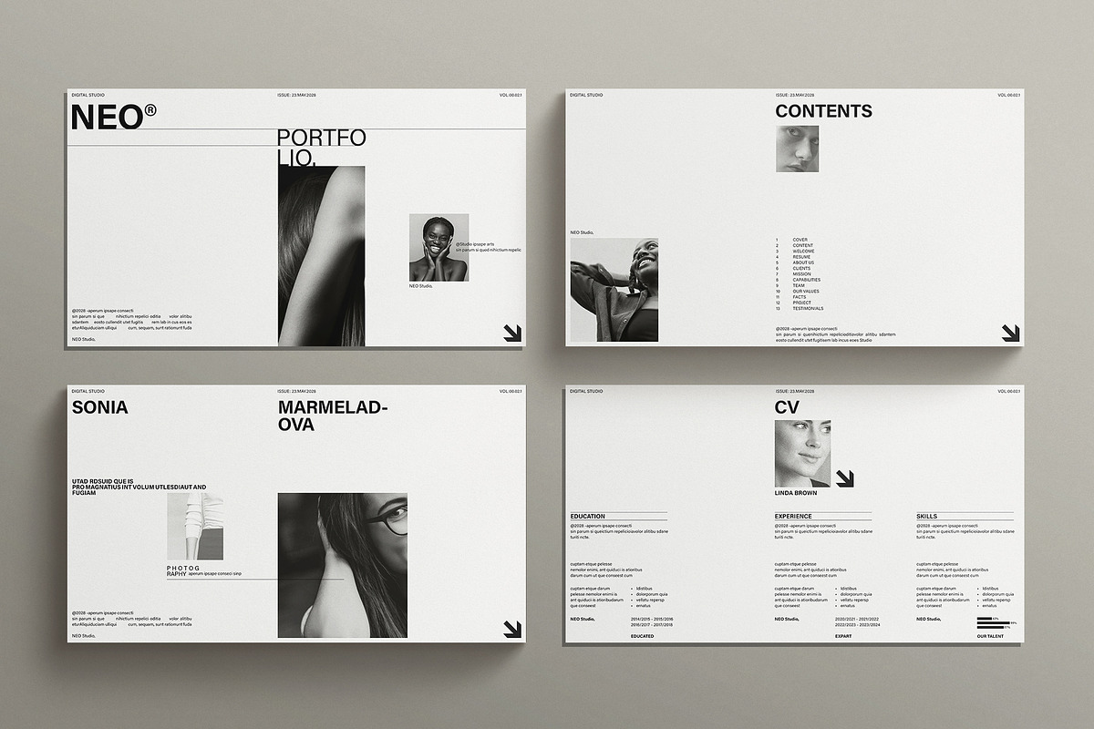 Portfolio Presentation Template, a Presentation Template by RedGiant (Photo 2 of 6)