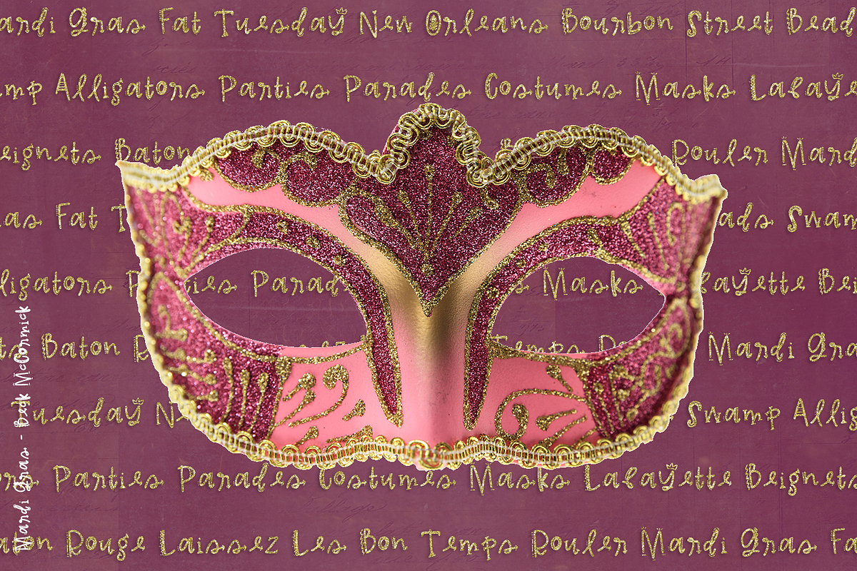 Mardi Gras Party Font, a Font by Beck McCormick (Photo 8 of 10)