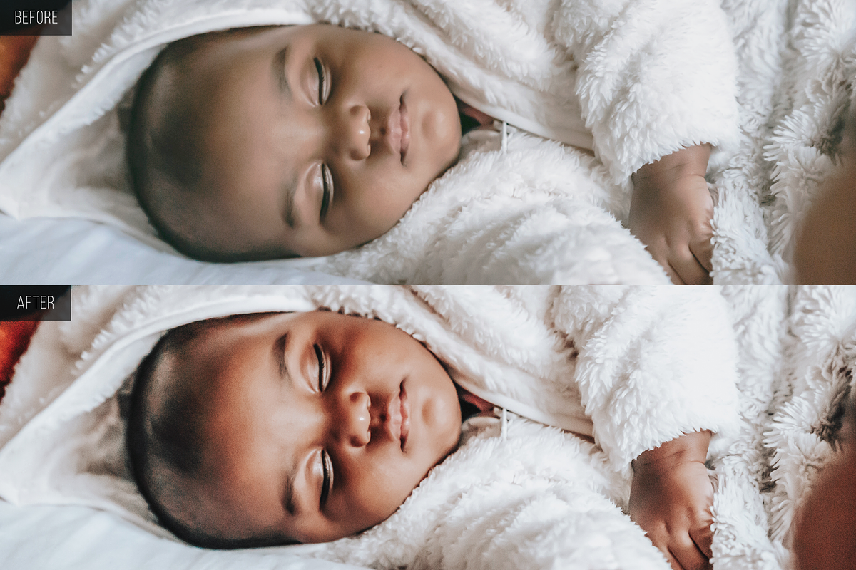 Newborn Baby Lightroom Presets, a Preset Add-On by Enchanted Design (Photo 3 of 7)