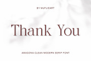 Amagona Clean Modern Serif, a Serif Font by Muflieart (Thumbnail 10 of 10)