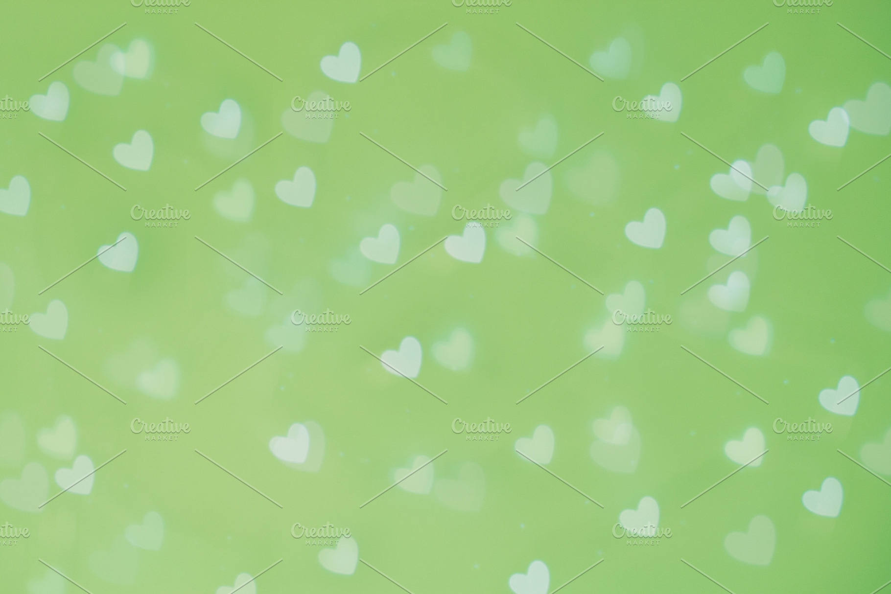 Green Hearts, an Abstract Photo by Jessica Torres