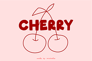 Cherry - cute handwritten font, a Handwritten Font by Iniistudio (Thumbnail 4 of 5)