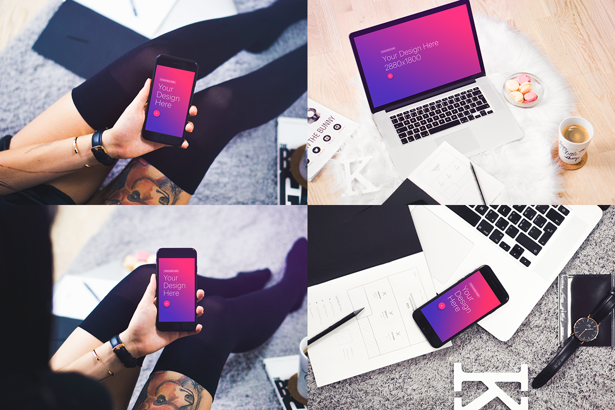 16 PSD Mockups Fashion Blog, a Mac Mockup by Pierre Borodin (Photo 5 of 7)