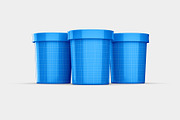 Ice Cream & Food Tub Mockup Set, a Cups & Container Mockup by Illusiongraphic (Thumbnail 9 of 18)