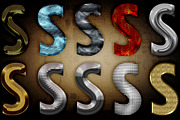 Metal Layer Styles For Photoshop, a Layer Style Add-On by Posh Papers & Patterns (Thumbnail 2 of 6)