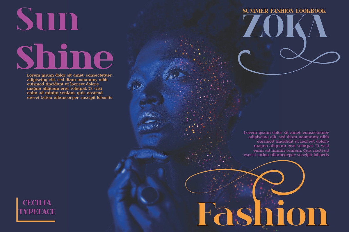 Cecilia | Fancy Serif Family, a Serif Font by MchCrafter (Photo 7 of 15)