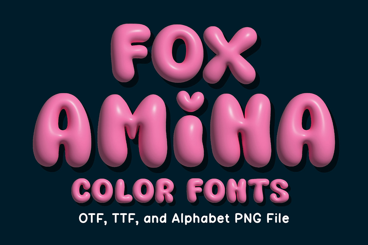 Fox Amina Color Font, a Symbol Font by Fox7 By Rattana (Photo 1 of 9)