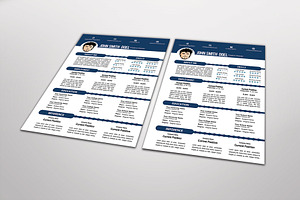 Oval Resume Template