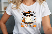 Cute Funny Ghost Pumpkin Halloween P, an Illustration by Sublimation Artist (Thumbnail 9 of 9)