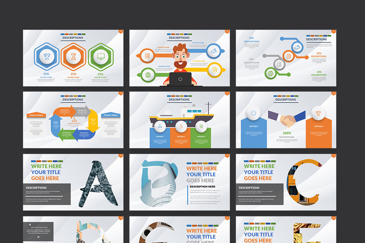 3 IN 1 Powerpoint Presentation, a Presentation Template by Graphicgo (Photo 6 of 30)