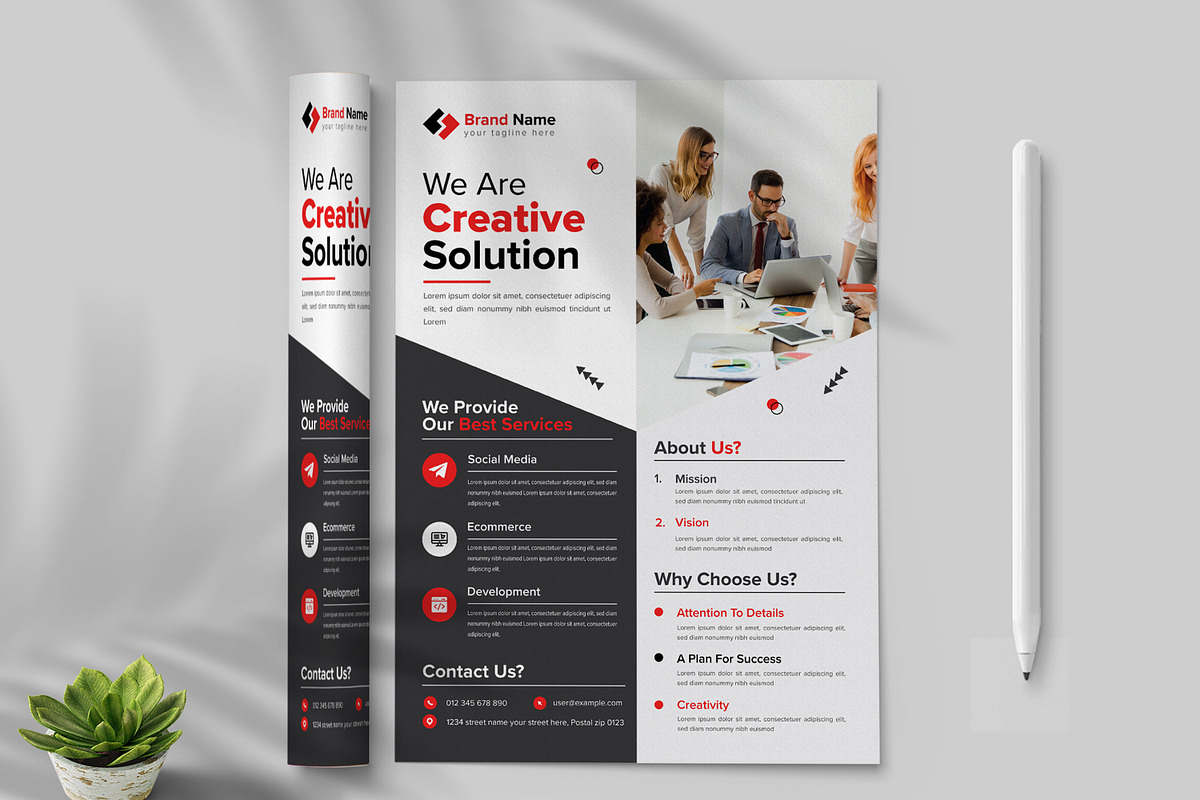 Creative Flyer Template Layout