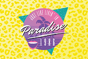 1980s Retro Logo Design Template, a Branding & Logo Template by Wingsart Studio (Thumbnail 1 of 3)