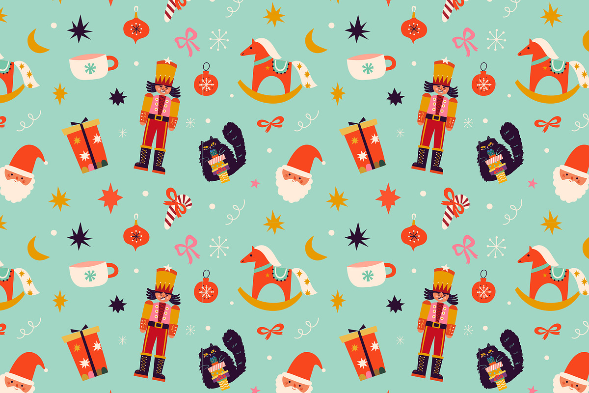 Cute Christmas collection, a Seasonal Illustration by MoleskoStudio (Photo 25 of 30)