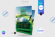 Golf Flyer Template, a Flyer Template by Aam360 (Thumbnail 2 of 3)