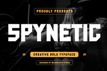 Spynetic - Athletic Display Font