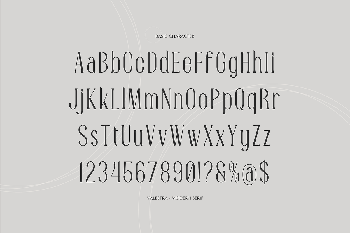 Valestra | Display Modern Serif, a Serif Font by gracetype_studio (Photo 10 of 12)