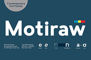 Motiraw, a Sans Serif Font by Typesketchbook Foundry (Thumbnail 1 of 10)
