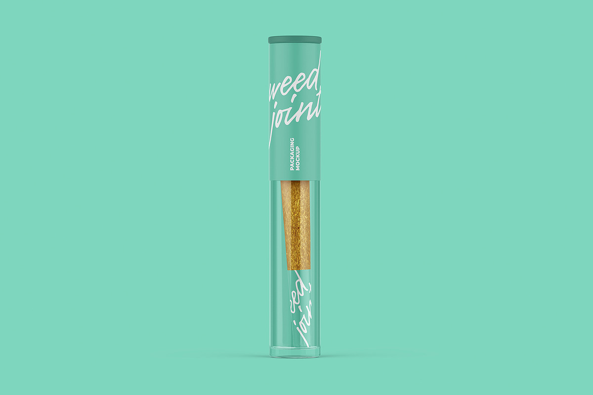 Weed Joint Pre-Roll Tube Mockup, a Product Mockup by easymock 2 (Photo 9 of 9)