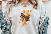 AutumnTeacher Pencil Bow PNG, an Illustration by Sublimation Artist (Thumbnail 8 of 9)