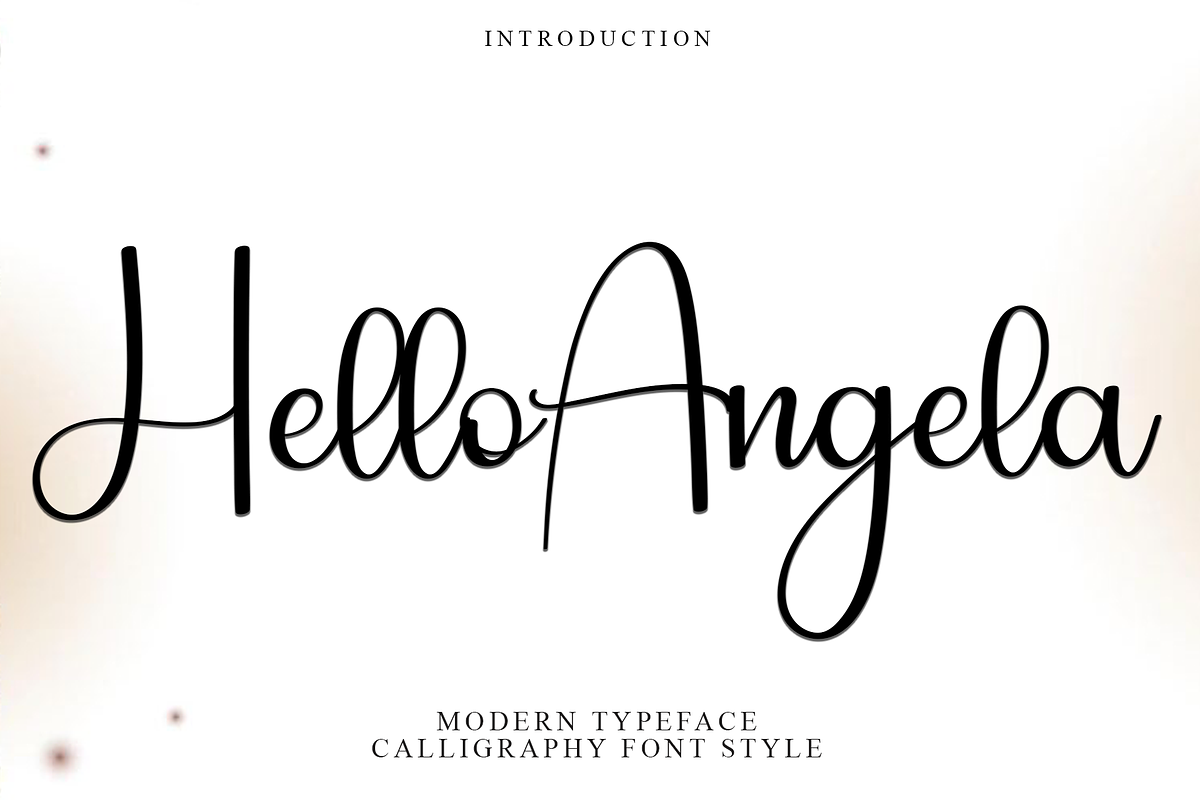Hello Angela, a Handwritten Font by InermediaSTUDIO (Photo 1 of 8)