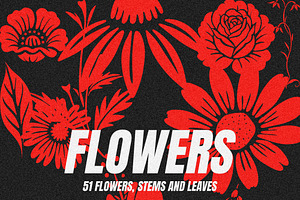 Flowers - 51 PNGs